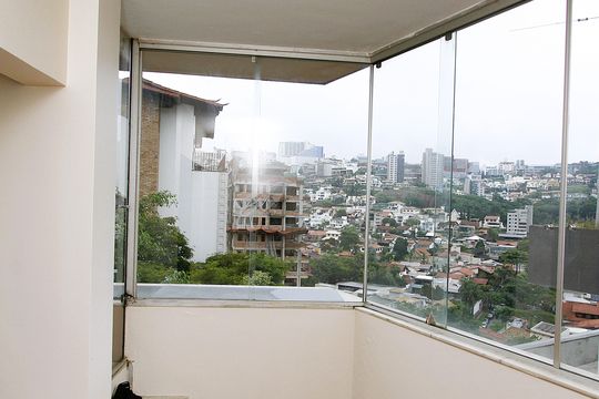 Varanda da Sala de apartamento à venda com 4 quartos, 288m² em Santa Lúcia, Belo Horizonte