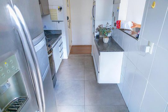 cozinha de apartamento à venda com 2 quartos, 55m² em Santa Branca, Belo Horizonte