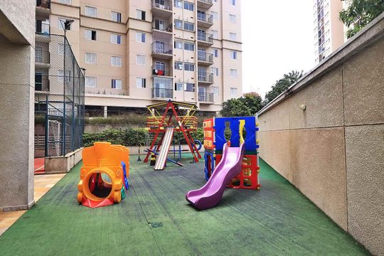 Área comum - Playground de apartamento para alugar com 2 quartos, 60m² em Vila Valparaíso, Santo André
