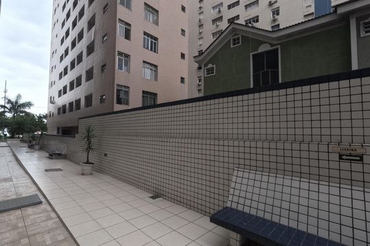 Área Comum - Espaçode convivência  de apartamento para alugar com 1 quarto, 40m² em Gonzaga, Santos