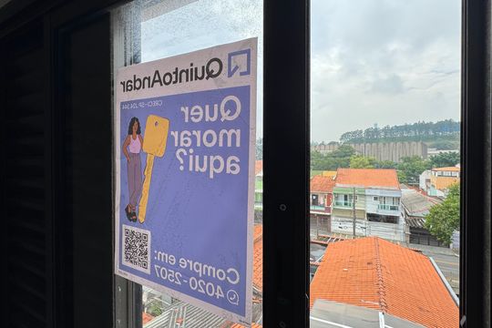 Placa  de apartamento à venda com 2 quartos, 55m² em Jardim Vera Cruz, São Bernardo do Campo