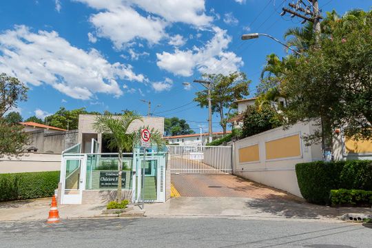 Fachada e portaria de casa de condomínio à venda com 3 quartos, 73m² em Suiço, São Bernardo do Campo