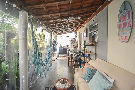 Varanda da Sala de casa de condomínio à venda com 3 quartos, 73m² em Suiço, São Bernardo do Campo