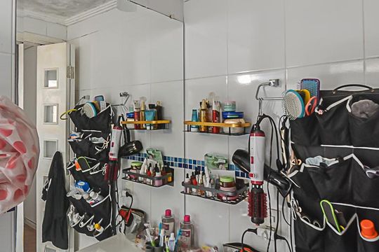 Banheiro da Suíte de casa de condomínio à venda com 3 quartos, 73m² em Suiço, São Bernardo do Campo