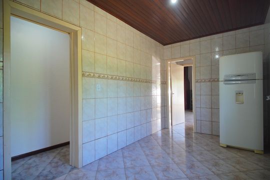 Cozinha de casa à venda com 3 quartos, 118m² em Vicentina, São Leopoldo