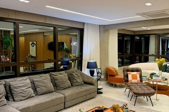 Sala de apartamento à venda com 3 quartos, 190m² em Jardim, Santo André