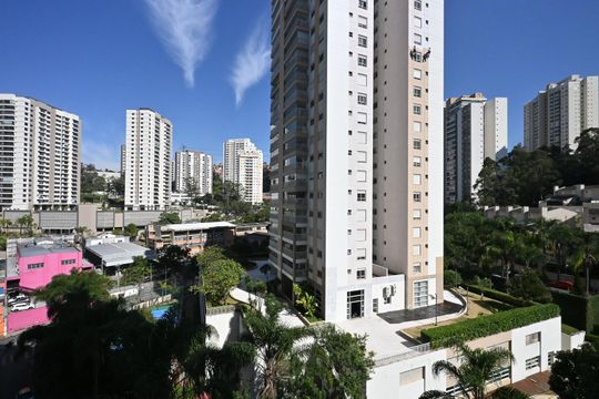 Vista do Quarto 1 de apartamento para alugar com 2 quartos, 54m² em Vila Andrade, São Paulo