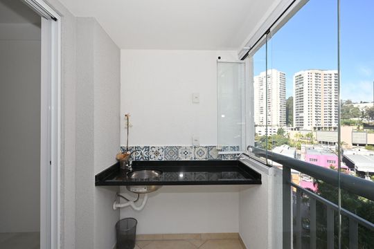 Varanda de apartamento para alugar com 2 quartos, 54m² em Vila Andrade, São Paulo