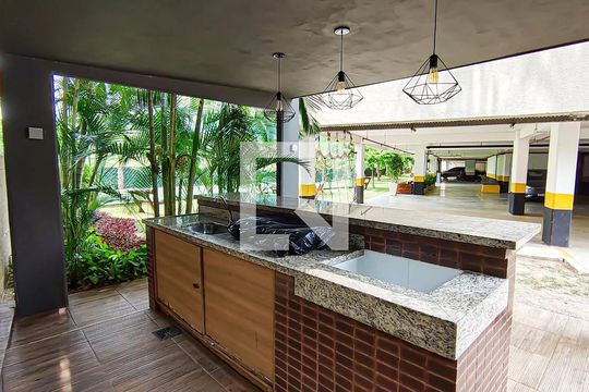 Área comum de apartamento à venda com 1 quarto, 44m² em Taquara, Rio de Janeiro