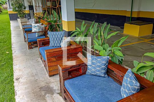 Área comum de apartamento à venda com 1 quarto, 44m² em Taquara, Rio de Janeiro