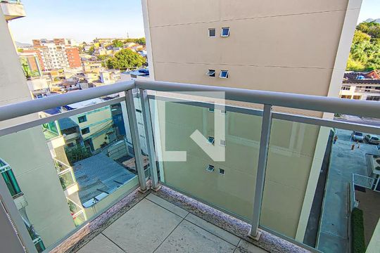 Varanda de apartamento à venda com 1 quarto, 44m² em Taquara, Rio de Janeiro