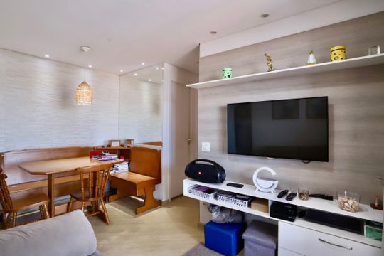 Sala de apartamento à venda com 2 quartos, 55m² em Alto do Pari, São Paulo