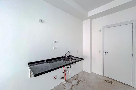 Cozinha de kitnet/studio à venda com 1 quarto, 25m² em Vila Zilda, São Paulo