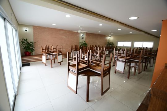 Área comum - Salão de festas de apartamento à venda com 3 quartos, 100m² em Bosque, Campinas