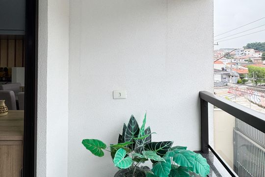Sacada de apartamento à venda com 2 quartos, 55m² em Jardim Vera Cruz, São Bernardo do Campo