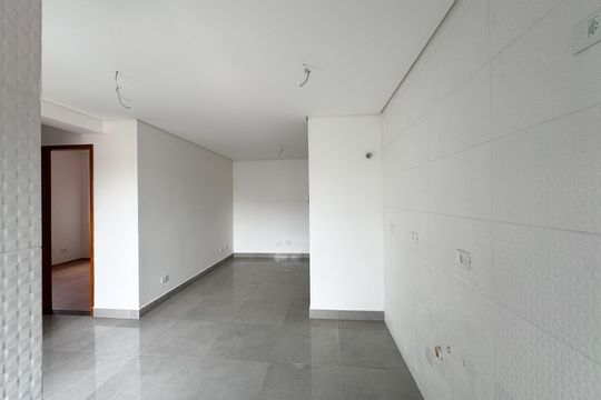 Cozinha de apartamento à venda com 2 quartos, 55m² em Jardim Vera Cruz, São Bernardo do Campo