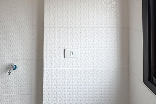 Cozinha de apartamento à venda com 2 quartos, 55m² em Jardim Vera Cruz, São Bernardo do Campo