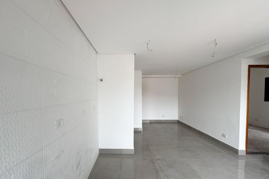 Cozinha de apartamento à venda com 2 quartos, 55m² em Jardim Vera Cruz, São Bernardo do Campo