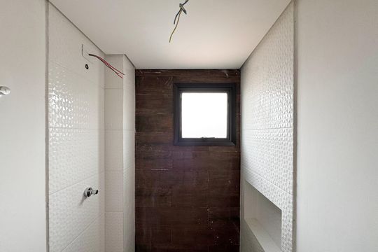 Banheiro - Suíte de apartamento à venda com 2 quartos, 55m² em Jardim Vera Cruz, São Bernardo do Campo