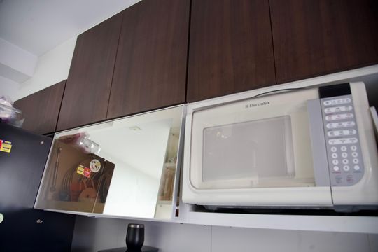 Cozinha de apartamento à venda com 2 quartos, 67m² em Santo Amaro, São Paulo