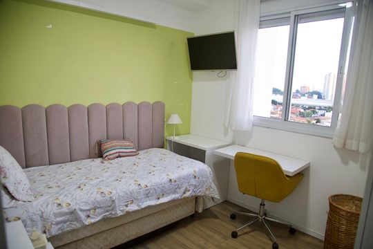 Quarto 2 de apartamento à venda com 2 quartos, 67m² em Santo Amaro, São Paulo
