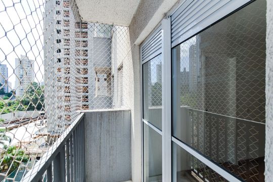 Varanda da Sala de apartamento à venda com 2 quartos, 38m² em Vila Augusta, Guarulhos