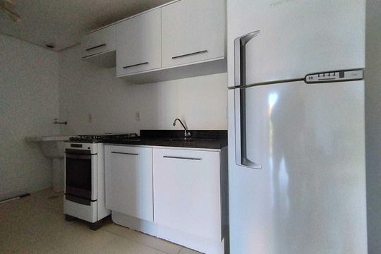 Cozinha de apartamento para alugar com 2 quartos, 55m² em Vila Nova, Novo Hamburgo