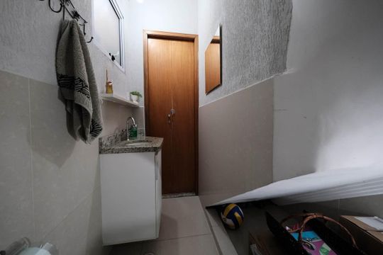 Lavabo de casa de condomínio à venda com 3 quartos, 115m² em Cidade Patriarca, São Paulo