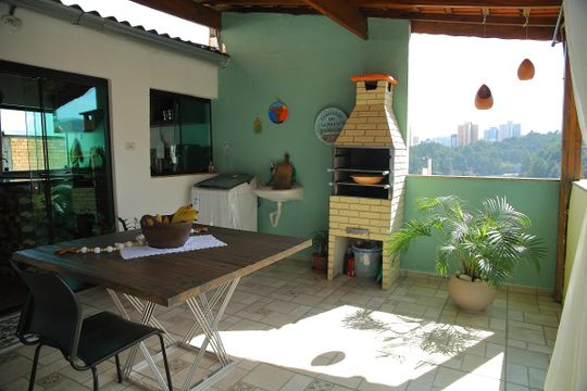 Varanda/espaço Gourmet - Casa 1  de casa à venda com 2 quartos, 380m² em Nova Petrópolis, São Bernardo do Campo