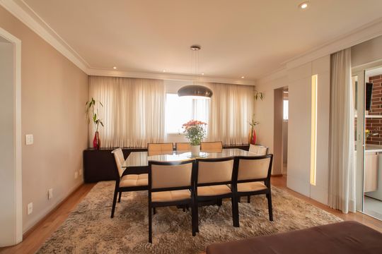 Sala de apartamento para alugar com 4 quartos, 193m² em Mirandópolis, São Paulo