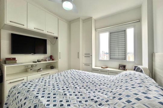 Suite de apartamento à venda com 2 quartos, 61m² em Jabaquara, São Paulo