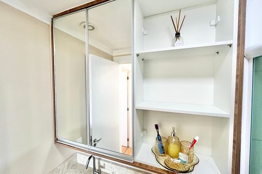 Banheiro de apartamento à venda com 2 quartos, 39m² em Vila Santa Maria, São Paulo