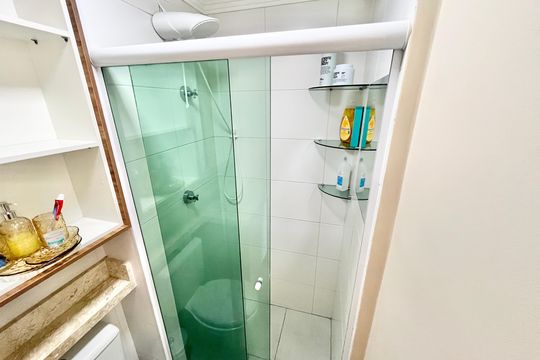 Banheiro de apartamento à venda com 2 quartos, 39m² em Vila Santa Maria, São Paulo