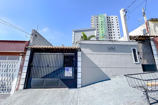 Fachada com Plaquinha de casa de condomínio à venda com 3 quartos, 83m² em Vila Matilde, São Paulo