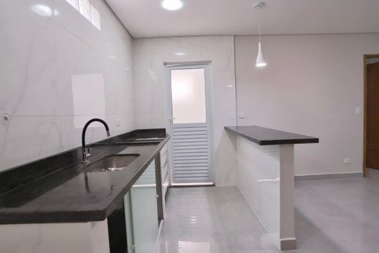 Cozinha de apartamento para alugar com 2 quartos, 46m² em Belenzinho, São Paulo