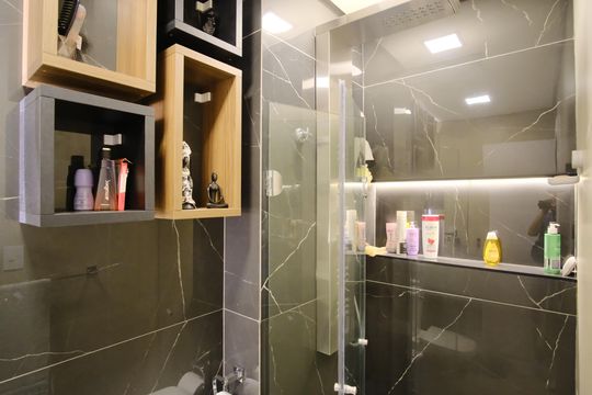Banheiro da Suíte de apartamento à venda com 2 quartos, 49m² em Vila Matilde, São Paulo
