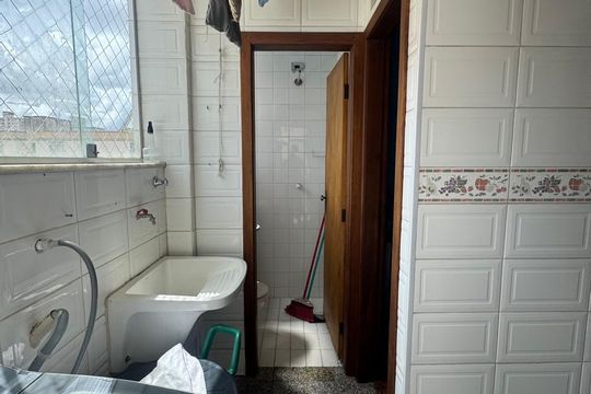 Área de Serviço de apartamento à venda com 3 quartos, 121m² em Sagrada Família, Belo Horizonte