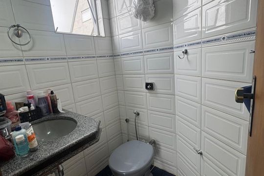 banho de apartamento à venda com 3 quartos, 121m² em Sagrada Família, Belo Horizonte