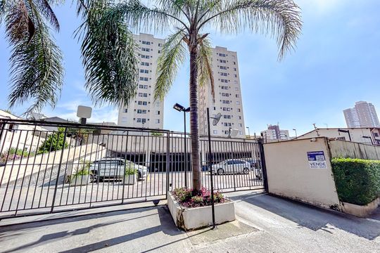 Fachada com Plaquinha de apartamento à venda com 2 quartos, 56m² em Penha de França, São Paulo