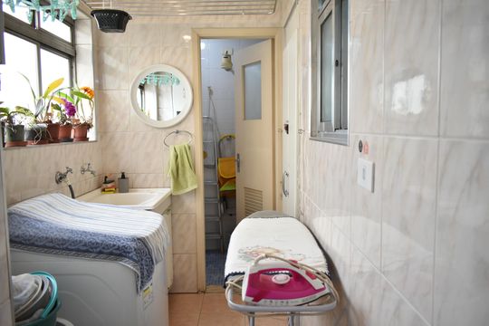 Área de Serviço de apartamento à venda com 3 quartos, 70m² em Mirandópolis, São Paulo