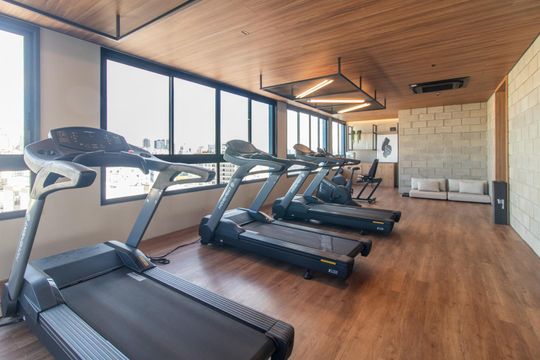 Área comum - Academia de apartamento à venda com 1 quarto, 46m² em Cidade Baixa, Porto Alegre