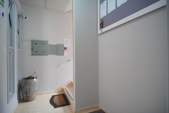 Entrada de kitnet/studio para alugar com 1 quarto, 22m² em Centro, São Leopoldo
