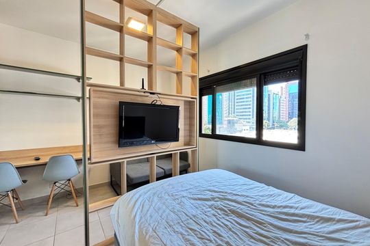 Studio de kitnet/studio para alugar com 1 quarto, 24m² em Vila Olímpia, São Paulo