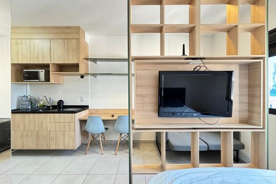 Studio de kitnet/studio para alugar com 1 quarto, 24m² em Vila Olímpia, São Paulo