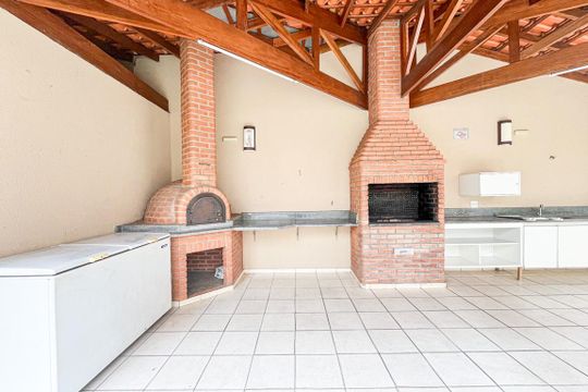Área comum - Churrasqueira de apartamento para alugar com 2 quartos, 63m² em Loteamento City Jaragua, São Paulo
