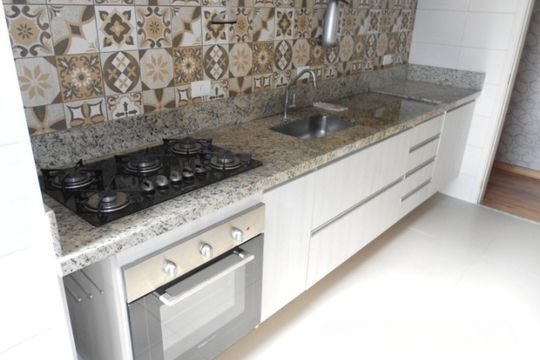 Cozinha de apartamento à venda com 3 quartos, 70m² em Vila Carrão, São Paulo