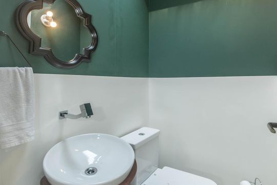 Escritorio - Banheiro de casa à venda com 4 quartos, 280m² em Cidade Monções, São Paulo