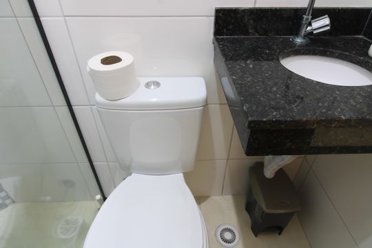 Banheiro de apartamento à venda com 2 quartos, 40m² em Jardim Triana, São Paulo