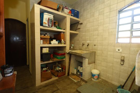 Área de Serviço de apartamento à venda com 3 quartos, 380m² em Parque Monte Alegre, Taboão da Serra