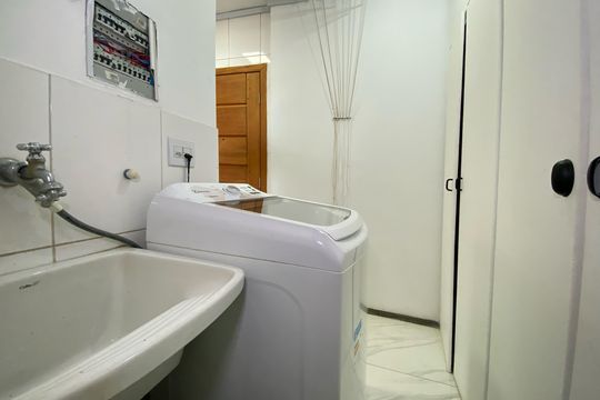 Área de Serviço de apartamento à venda com 4 quartos, 180m² em Sagrada Família, Belo Horizonte